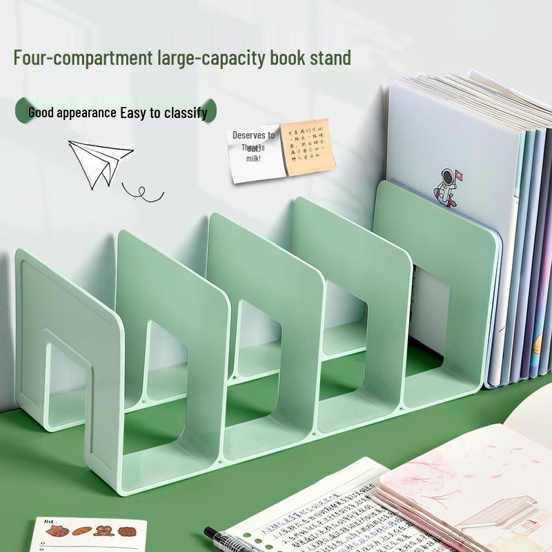 Children's Cartoon Panda Book Stand & Organizer - Thickened Primary School Book Storage