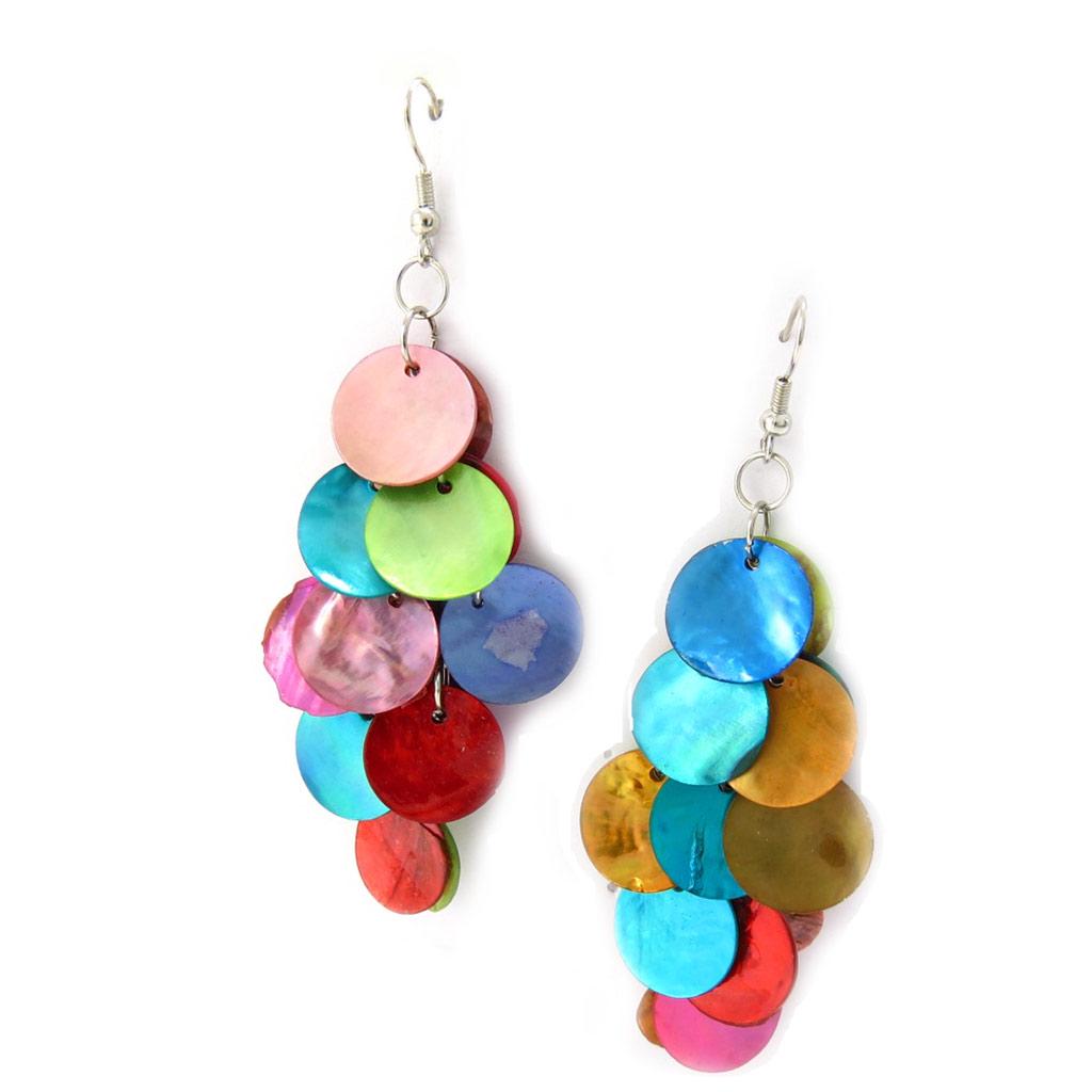 Les Trésors De Lily [K6496] - Multicolored 'Kilimanjaro' Earrings