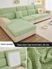 Thickened Non-Slip Polar Fleece Sofa Cover: Elastic, Full Coverage, Dustproof, High-Grade Design