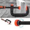 2pcs/set 7 inch Woodworking Clamps with Strong Clamping Force, Reinforced Plastic Nylon Heavy-duty Spring Jaw Opening Clamps