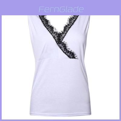 Sexy Lace Women Vest Tops V-neck Sleeveless Summer Tank Tops Blouse For Stylish Comfort