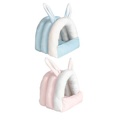 Rabbit Bed House Cute Nest Winter Warm Cozy Guinea Pig Cave Beds Bunny Bed for Rabbit Hamster Hedgehog Bunny Chinchilla