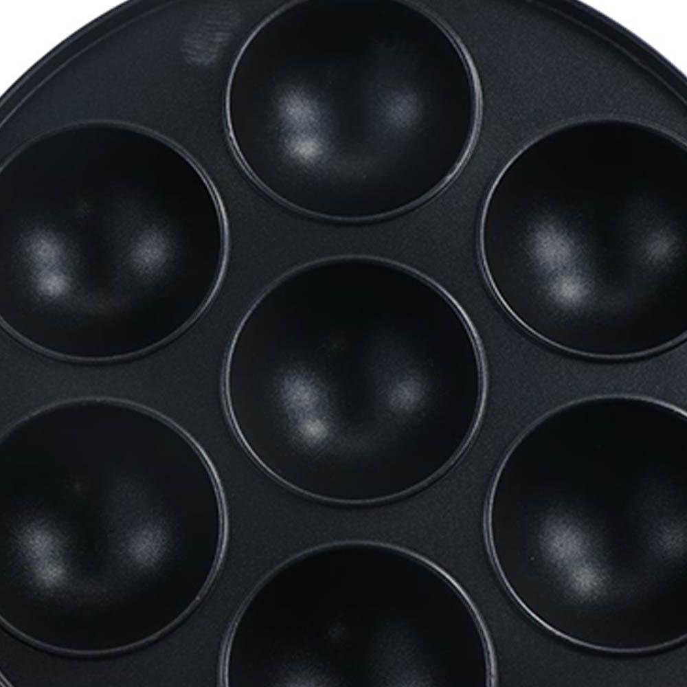 Anti-scald Handle 7-Hole Cake Cooking Pan Aluminum Cake Ball Plate Cookware Takoyaki Maker  Biscuit