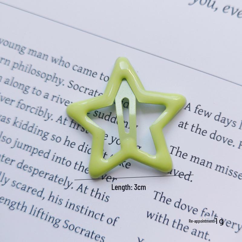 Dopamine Star Hairpin: Cute, Versatile Hair Accessory for Girls
