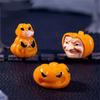 7Pcs Halloween 3d Pumpkin Ghost Furnitures Fairy Garden Crafts Diy Accessories Doll House Decor Micro Landscape Ornament