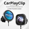 Portable CarPlayClip Wired To Wireless Converter, Multi-functional Car Air Freshener Box, Smart Connectivity with Screen Display