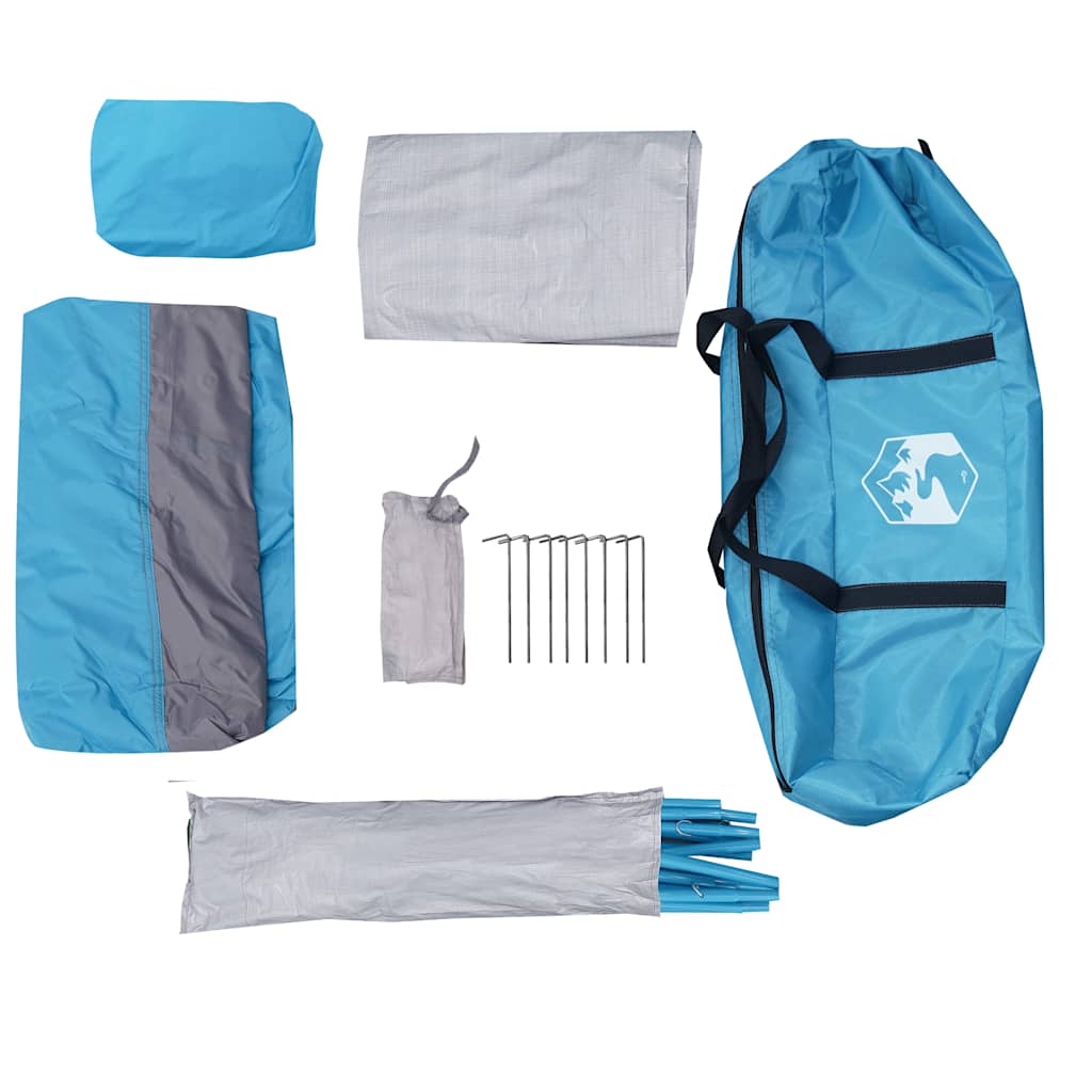 Portable Toilet Tent Blue Waterproof