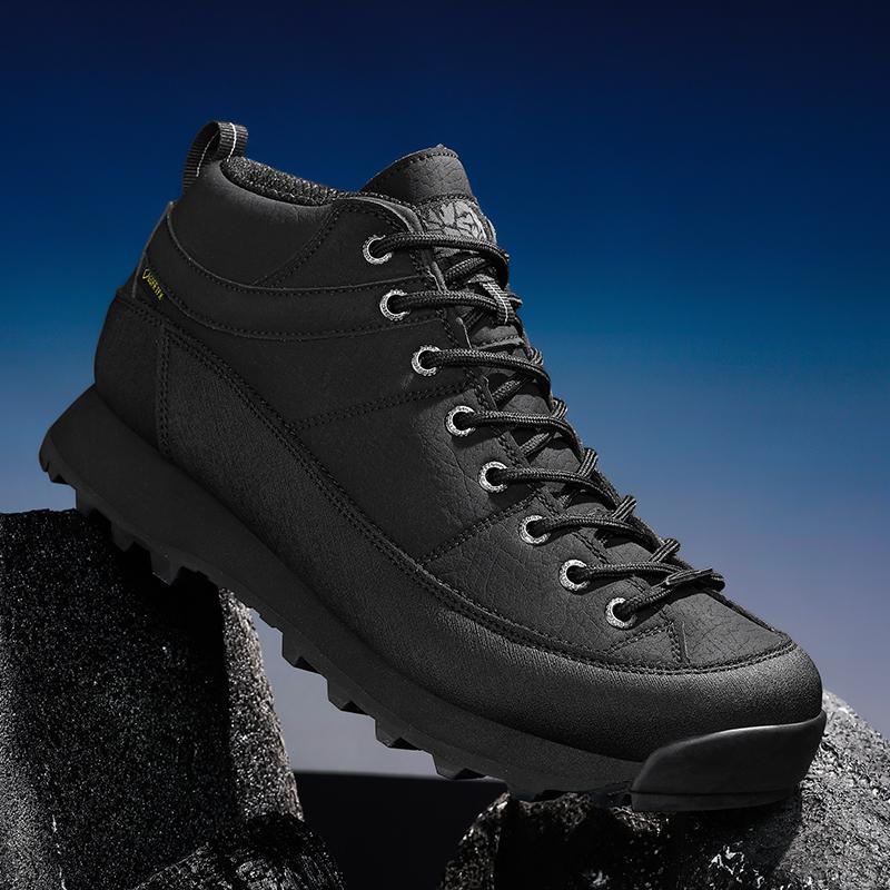 

Men s Stylish Outdoor Hiking Shoes Hard-wearing Trekking Sneakers with Plush Warm Lining for Winter Male Footwear 45