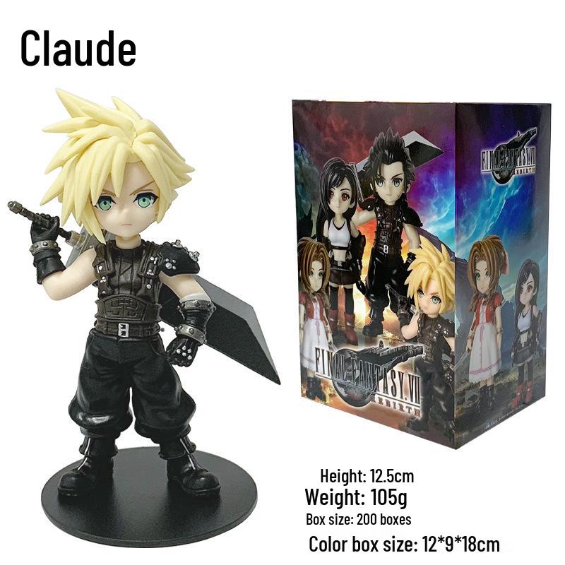 Chibi Figure Set: Tifa, Zack, Cloud & Aerith from Final Fantasy VII Rebirth