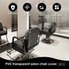 3Pcs PVC Clear Chair Back Covers Waterproof Salon Chair Protectors Covers Soft Chair Back Cover for Standard Salon&Office Chairs