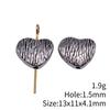 Heart Loose Beads For Valentine Bracelet Necklace DIY Vintage Jewelry Making Supplies For Charm