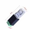 2PIN Terminal RJ45 To RS485 Converter Crystal Head To Terminal Adapter  DVR System