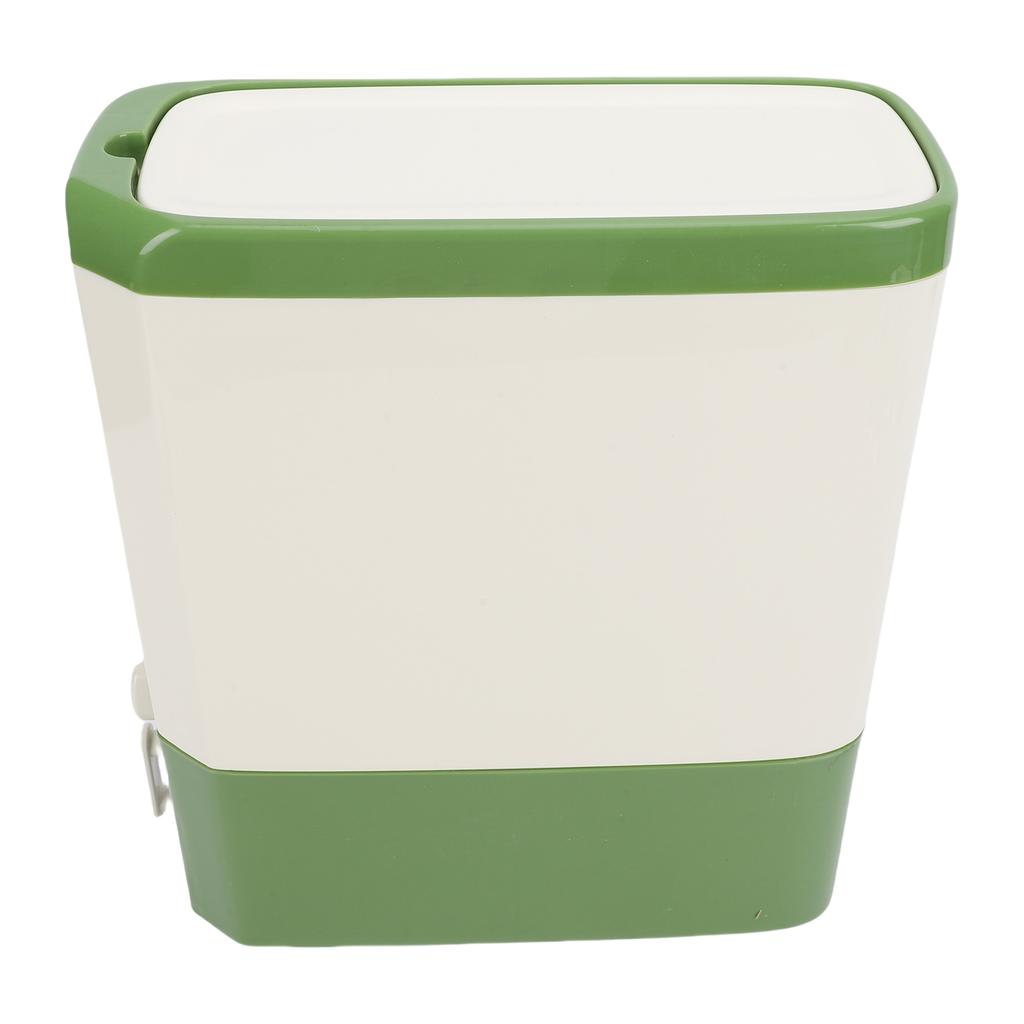 Rice Dispenser Press Type Humidity Proof Slim Rice Storage Container with Cup for Cereal Grain