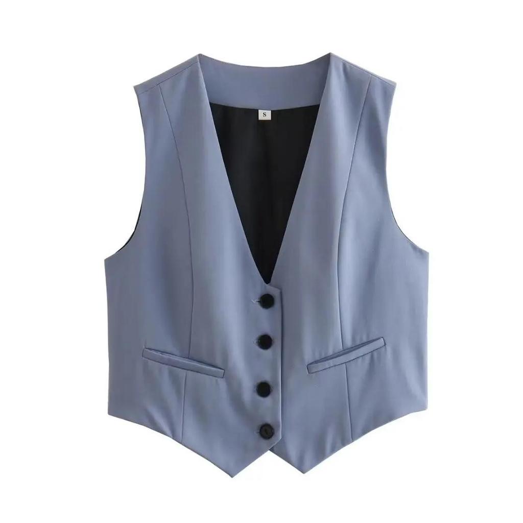 Y2K Versatile Summer Sleeveless Vest Women's Slim Fitting Vest Street Fashion