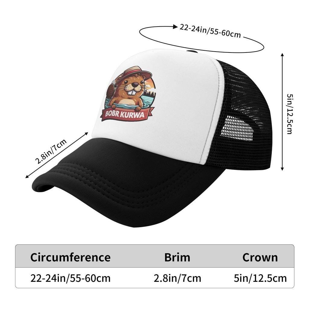 Bobr Kurwa Casual Baseball Cap Hunting Camping Sun Hats Summer Dropshipping Unisex Men Trendy Baseball Caps