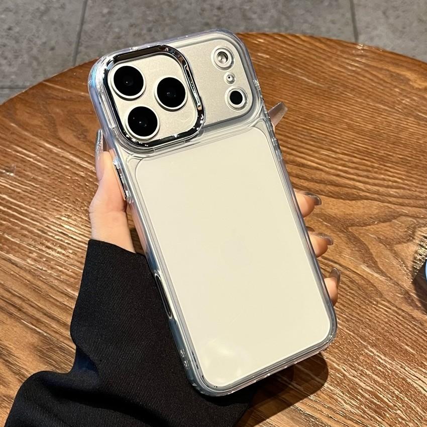 Luxury Transparent Silicone Phone Case For iPhone 17 Air 16 15 14 13 12 11 Pro Max Plus Clear Shockproof Bumper Back Cover