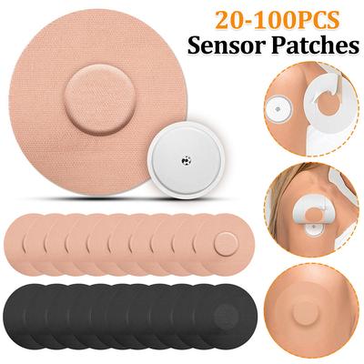 10pcs Anti Slip Breathable Waterproof Adhesive Patches Freestyle Sports Sensor Covers Stickers Overpatch Tape for Outdoor Sports