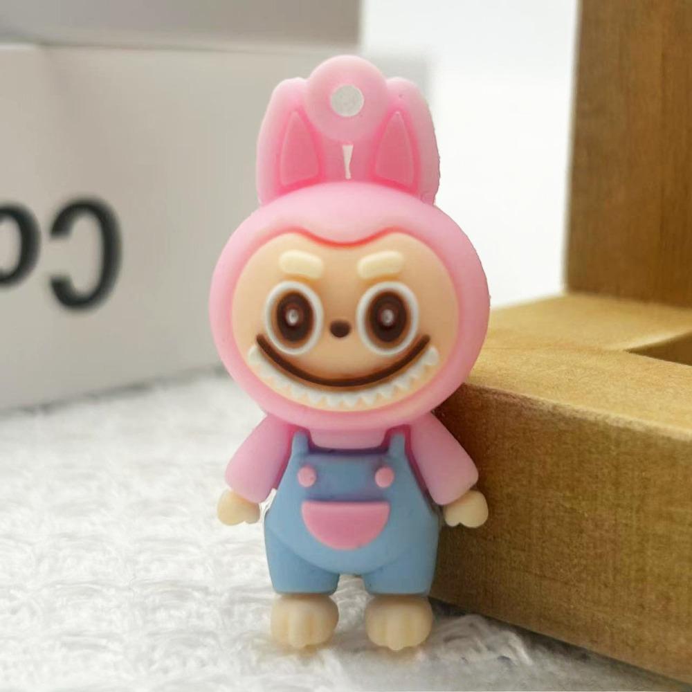 Cartoon Keychain Cute Three-dimensional Doll Pendant Car Key Chain Exquisite Accessories
