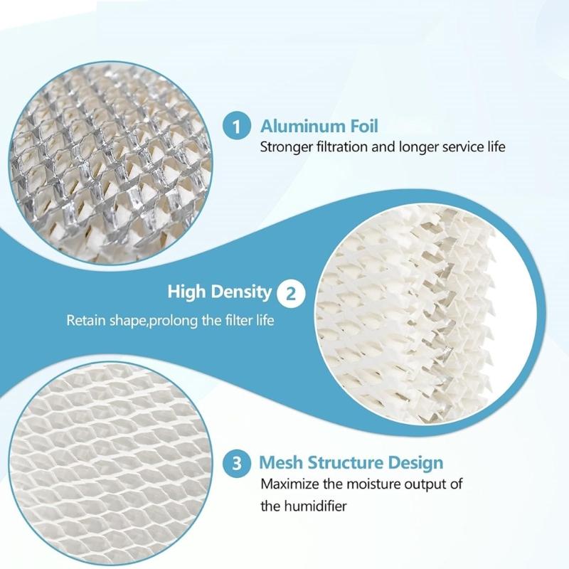 6Pcs Replacement Wick Filters for WF813 Humidifiers Accessories Wicking Filters Enhancing Moisture Efficiency