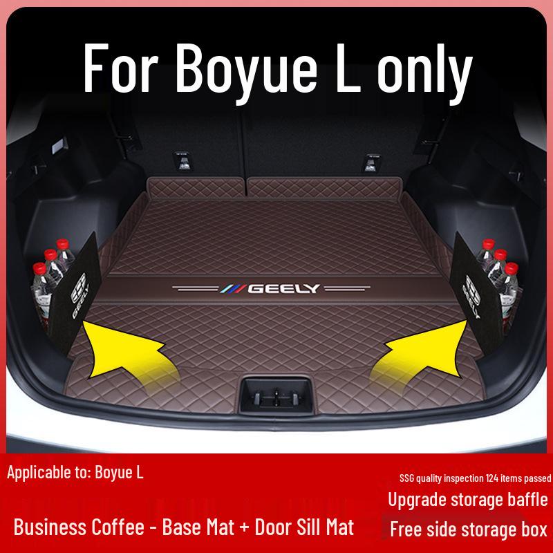 Geely Boyue L 2024 Trunk Mat - Full Coverage Tail Box Interior Decor Fán