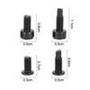 16 Pcs Screws Black Carbon Steel Doorbell Screws Replacement