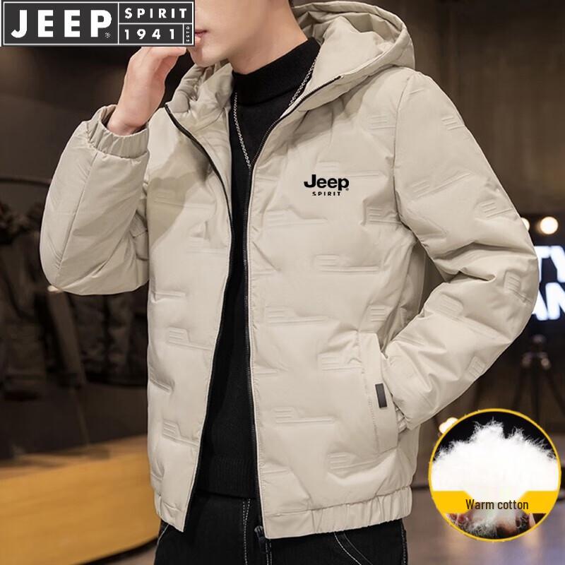 JEEP SPIRIT Men's Hooded Padded Jacket
