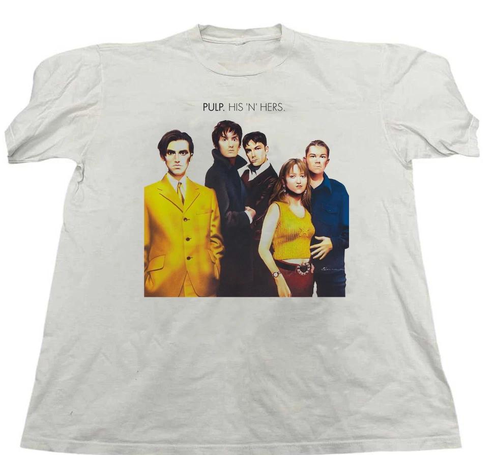 Hot Pulp Band White Cotton Unisex S5xl Shirt Mi358 S