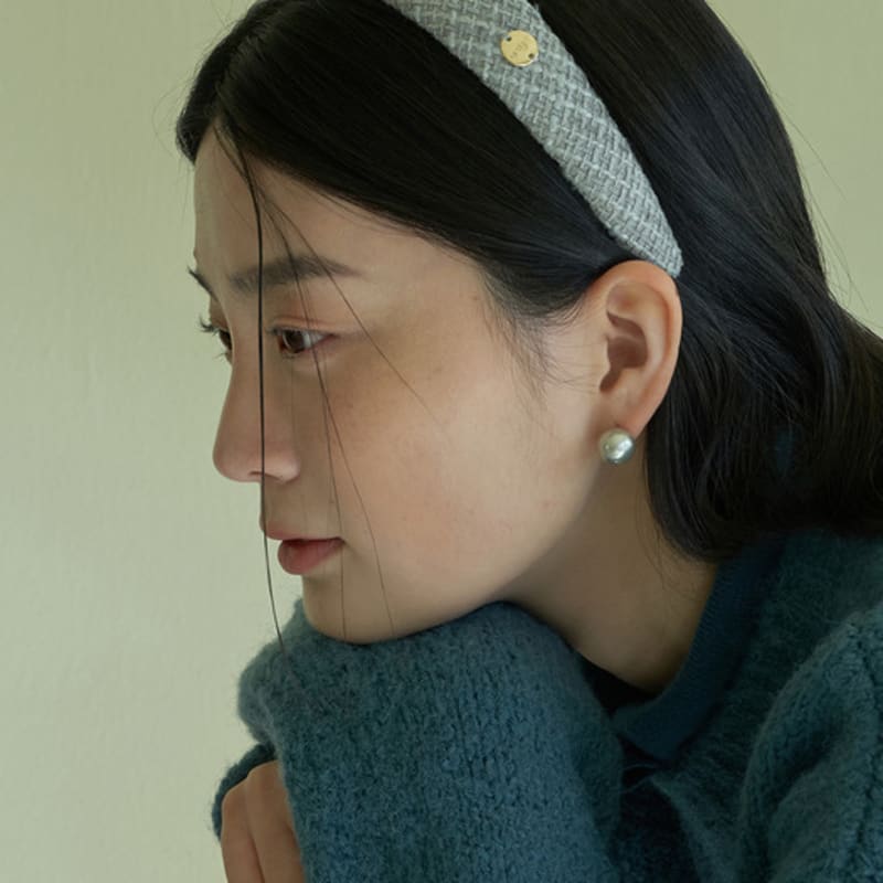 Geegee Tweed Hairband (grey)