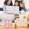 50Pcs Pink Rabbit Animals Vinyl Stickers Waterproof Reusable Bunny Decals For Laptops Skateboards Water Bottles Phones