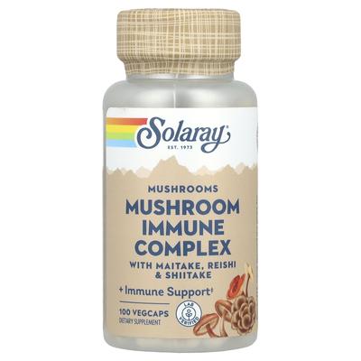 Mushroom Immune Complex with Leafy Mushrooms, Reishi Mushrooms & Shiitake Mushrooms, 100 Veggie Caps