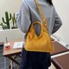Large Capacity Slouchy Hobo Bags Shoulder Bag Solid Color Tote Bag  Holiday