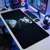 Gothic Anime Girl Mouse Pad  XXL Gaming Mousepad with AntiSlip Base  Extended Gaming Keyboard Mat with Dark Art Design