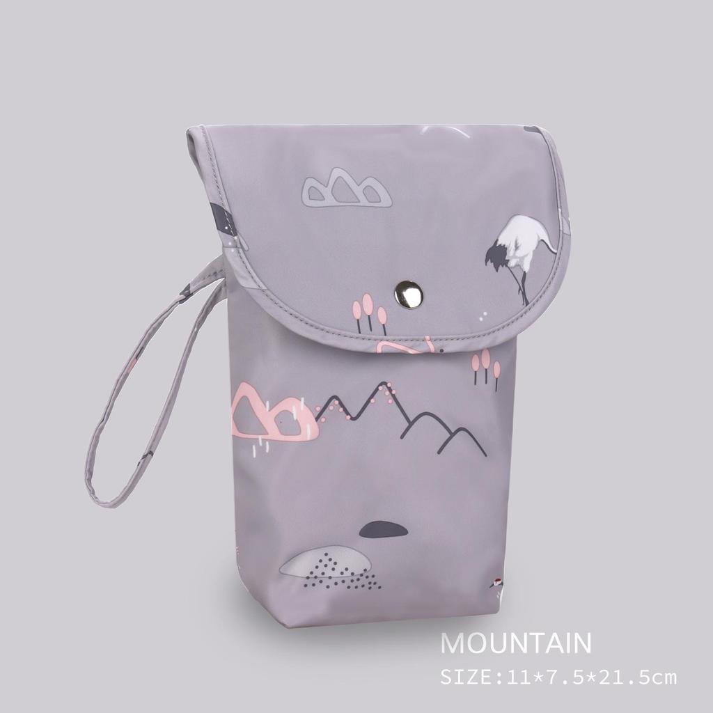 Portable Baby Diaper and Wipes Storage Bag
