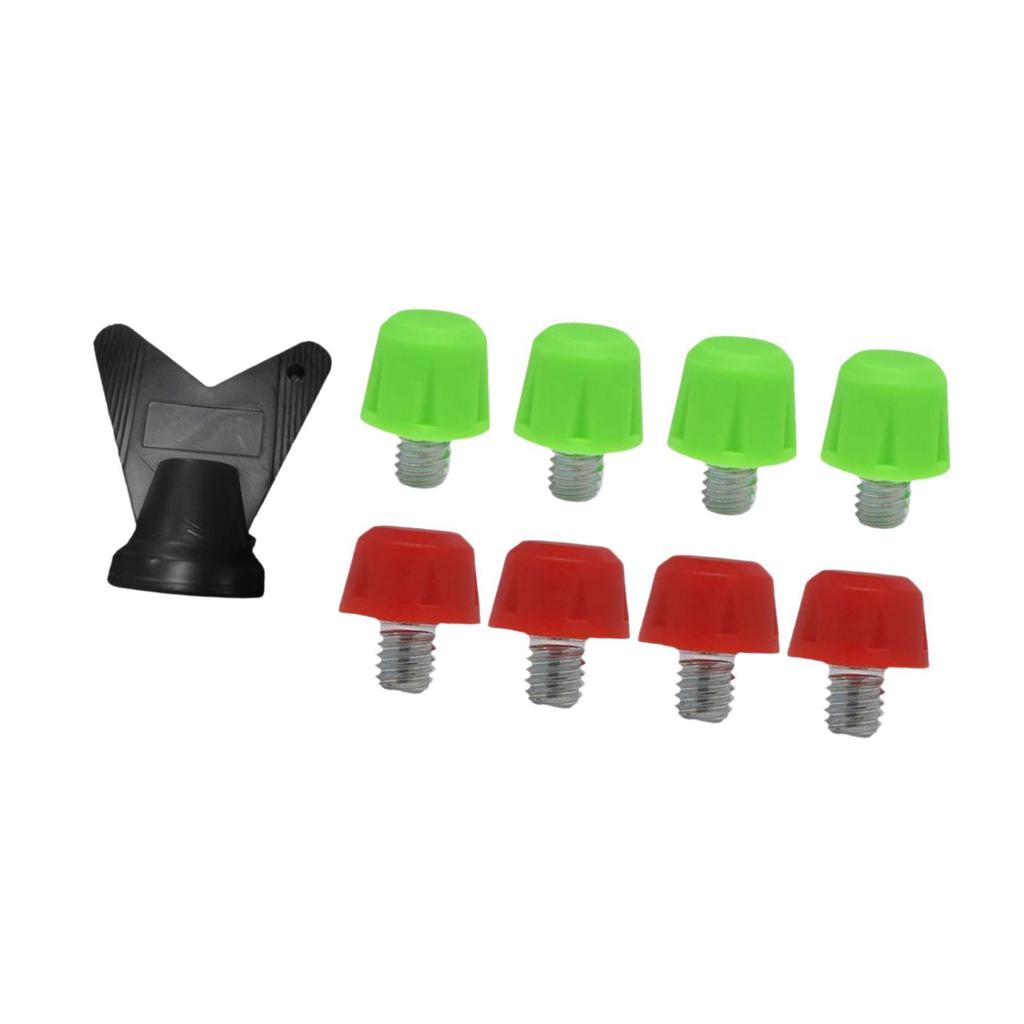 8Pcs Football Shoe Spikes Track Shoes Accessories for Competition Outdoor