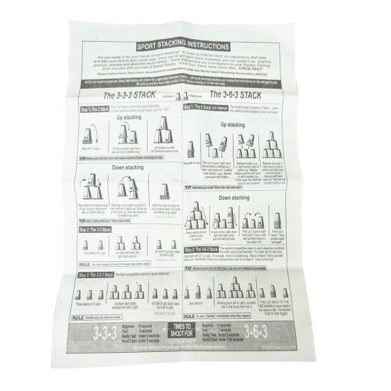 12Pcs Quick Speed Stack Cup Sport Stacking Challenge Competition Party Game Toy