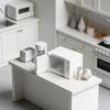 Dollhouse Miniature Microwave Oven 112 Scale Modern Electric Appliance Decor for Play Kitchen