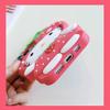 Custodia per telefono INS 3D Carina Fragola Hello Kitty Per iPhone 17 16 15 14 13 12 Pro Max 17Pro Air iPhone 11 Cover Morbida in Silicone