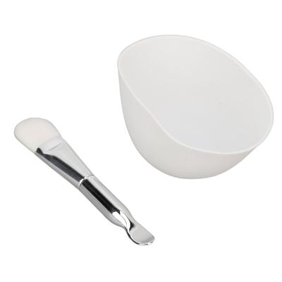 Zestaw Miseczek do Masek na Twarz DIY Wielokrotnego Użytku Ugniatana Składana Miseczka do Mieszania Masek na Twarz o Dużej Średnicy
