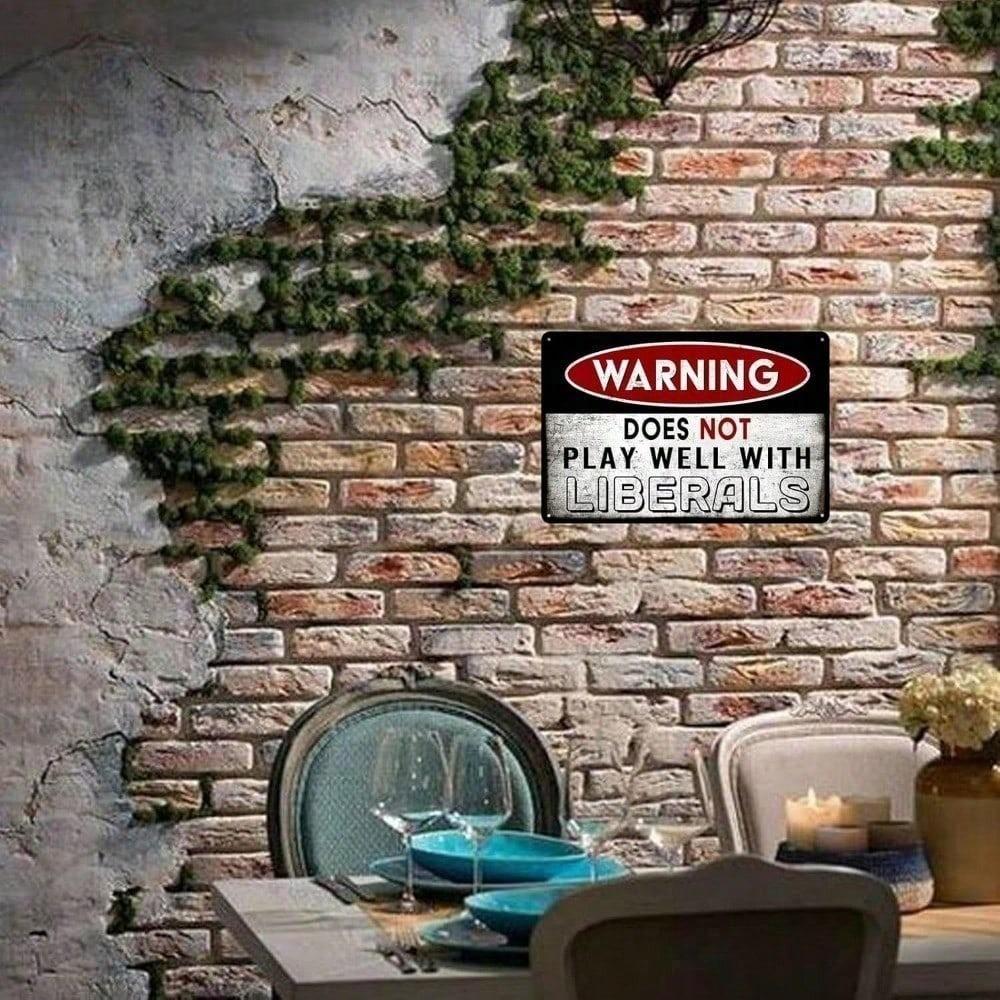 Retro Metal Tin Sign - Vintage Wall Decor for Bar Pub Garage Man Cave, Funny Plaque Home Decoration, Unique Gift for Men