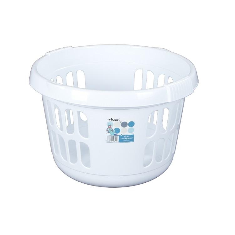 Wham Rund kleskurv ishvit 50L