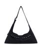WACKY WILLY Women'S Suede Shoulder Bag Black