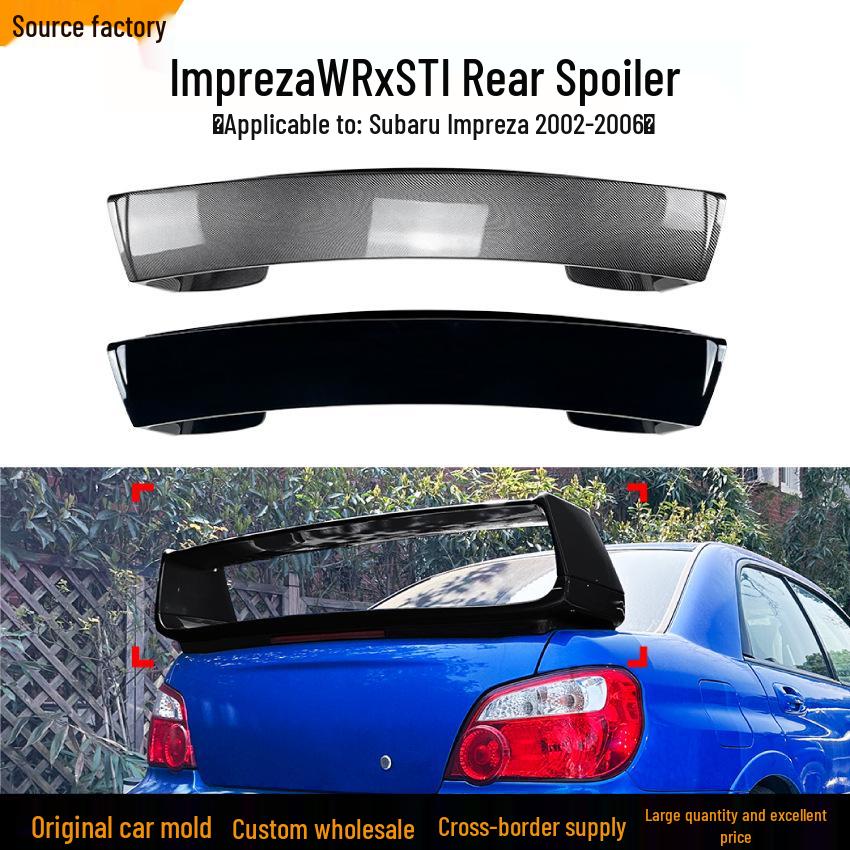 Rear Spoiler for Subaru Impreza WRX STI 2002-2006 - Cross-Border Modification