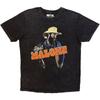 Post Malone Stone Wash T-Shirt: Cowboy (Black) OFFICIAL NEW