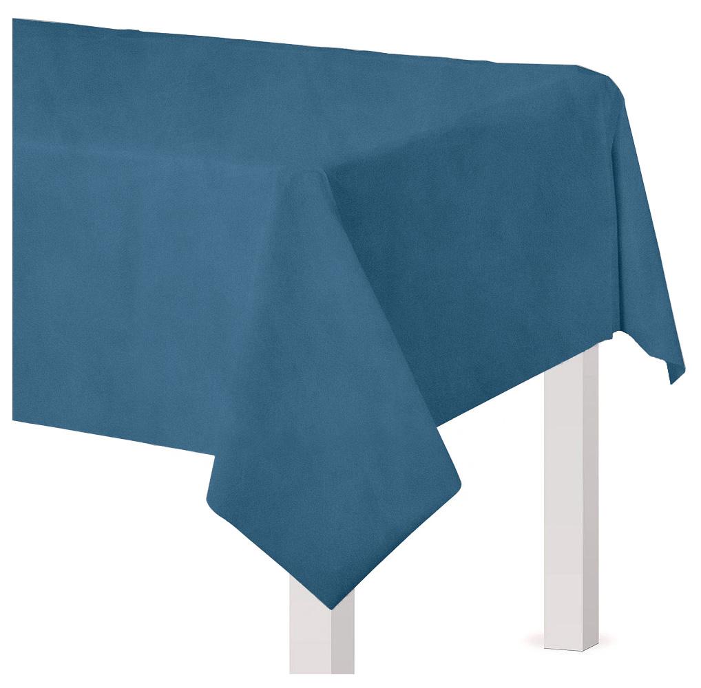 Matte Velvet Tablecloth Blue For Table 140X240Cm
