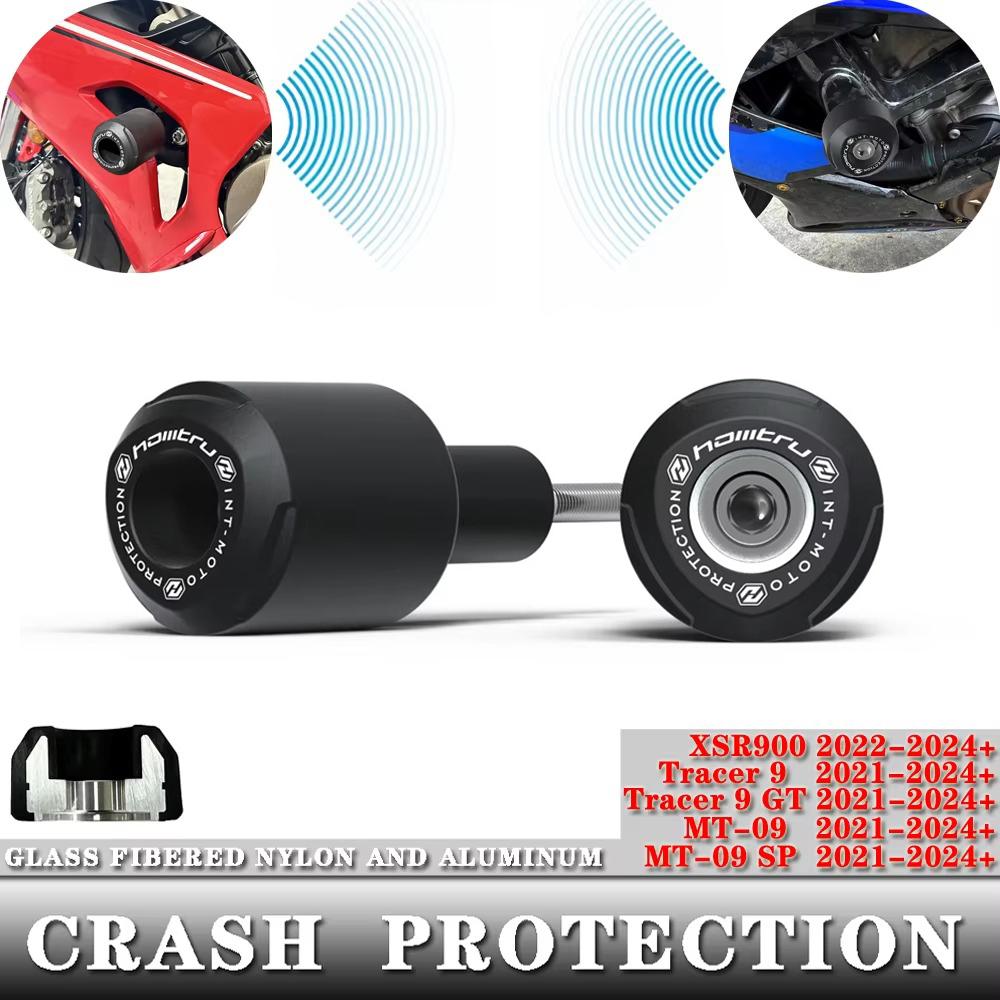 Motorcycle Crash Protection For Yamaha MT-09 -2025 MT-09 SP -2025 Wheel Falling Protector Bobb Aluminum nylon MT09 SP 1 set