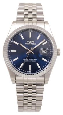 Technos T6C10SN Date Watch, Men's, Silver