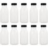 Otoye Empty Plastic Bottles with Caps, Set of 50, 350ml, Reusable, Food-Grade Material, Leakproof, for Juice, Smoothies, Milk, Water, and Beverages, C