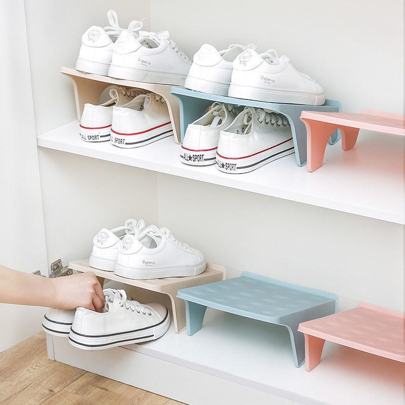 Storage Shoe Rack Double-layer Plastic Double-layer Shoe Rack Cabinet Integrated Shoe Rack To Organize Shoes and Slippers