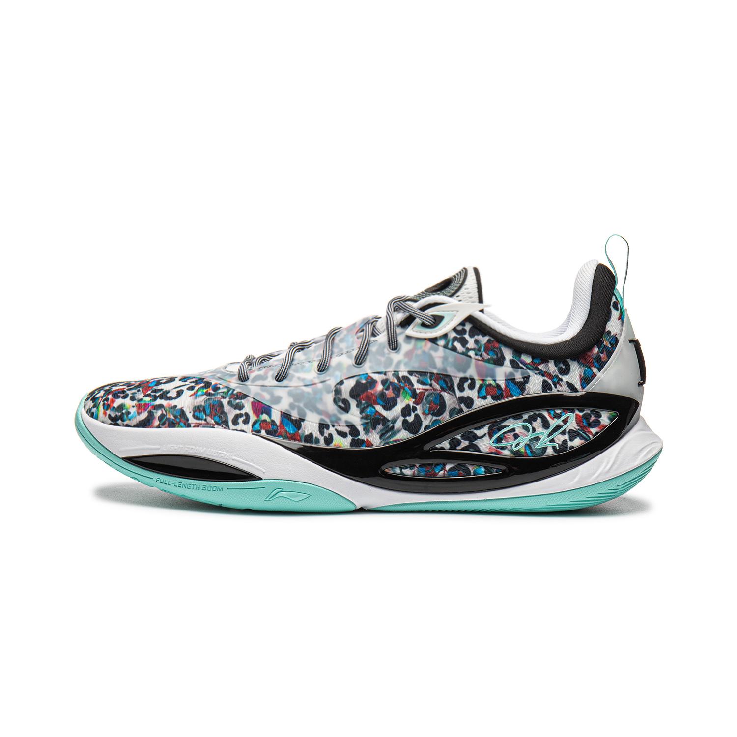 Li Ning DLO2 Low top Basketball Shoes Unisex White Black ABPW013-11 37