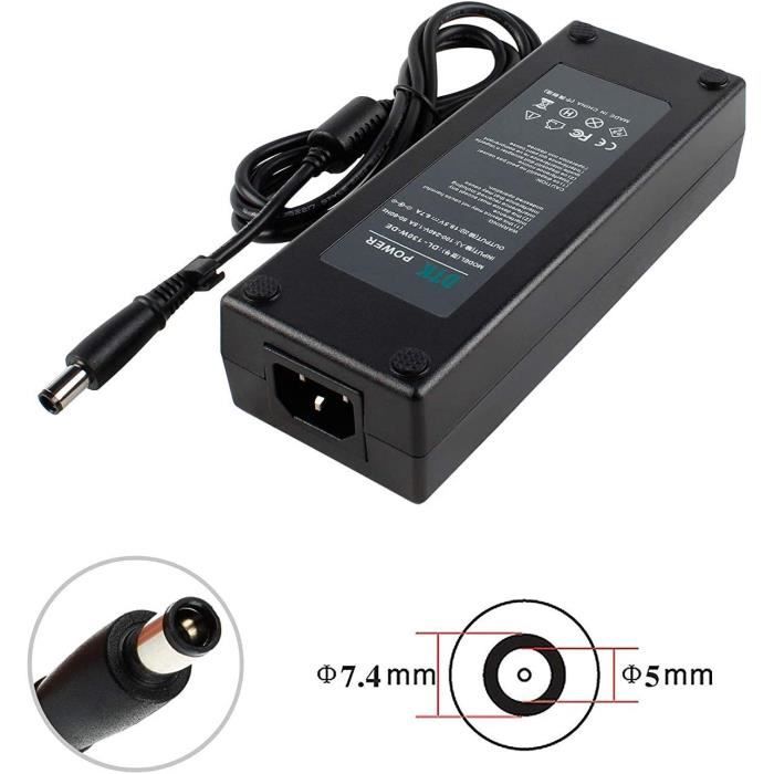 19.5V 6.7A 130W Laptop Power Supply Charger for Dell AC Adapter Connector: 7.4 X A84